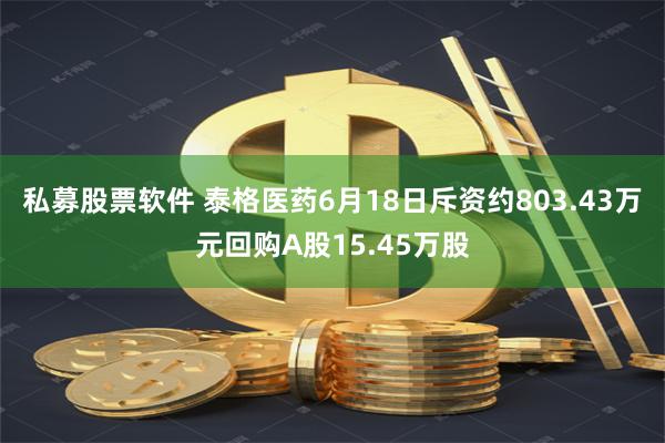 私募股票软件 泰格医药6月18日斥资约803.43万元回购A股15.45万股